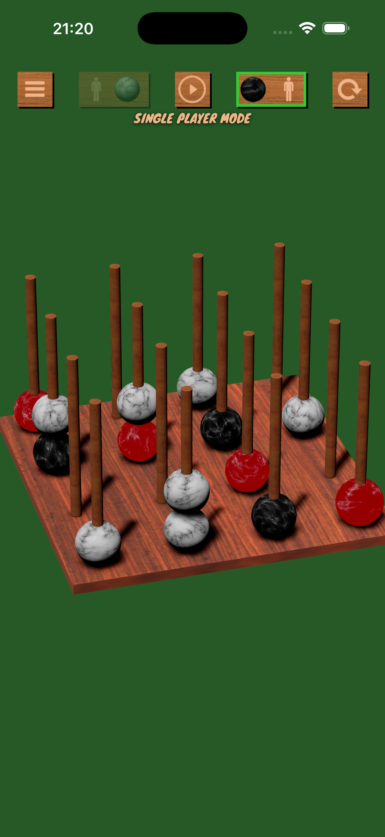 Four In Space 3D - Game Over